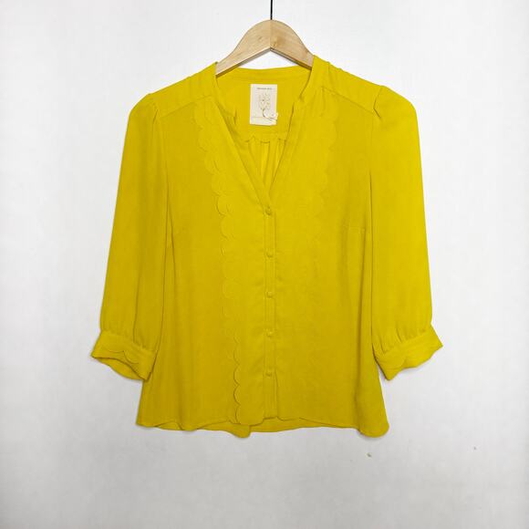ANTHRO Meadow Rue Blouse - Picture 1 of 5